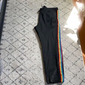 H&M Rainbow trim sweat pants